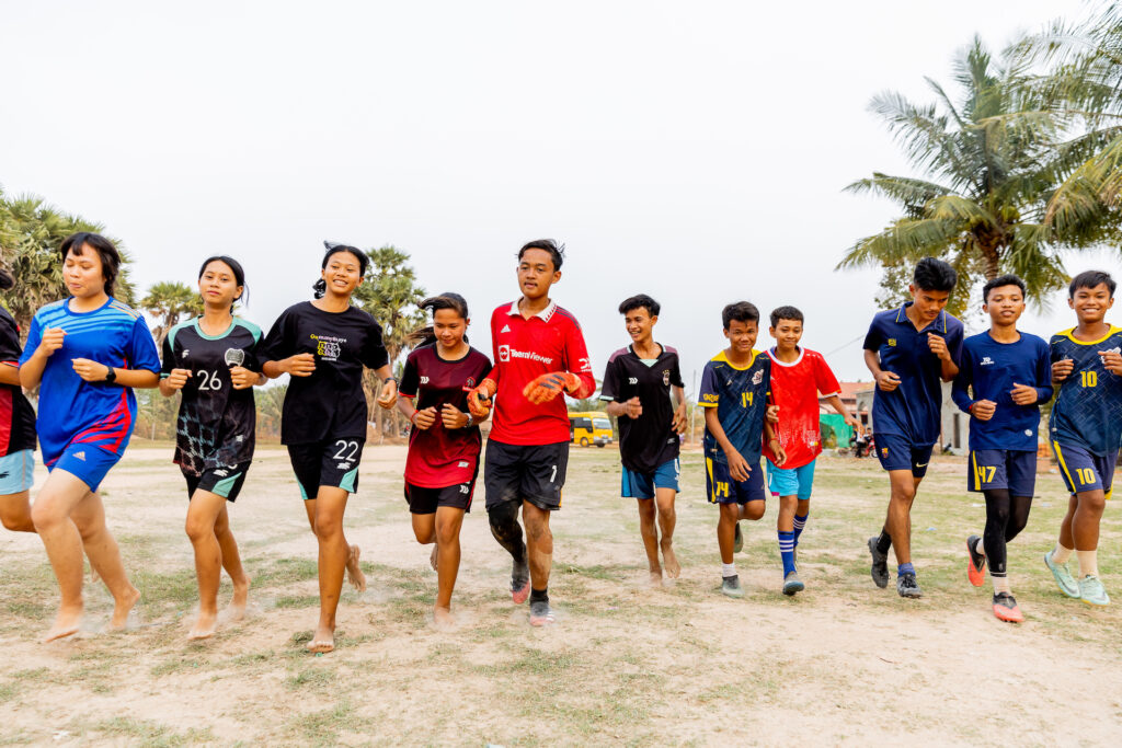 Idrett gir håp i Kambodsja. Foto: Fride Maria Nasheim